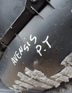Boczek tapicerka prawy tył tylna prawa Toyota Avensis T25 4