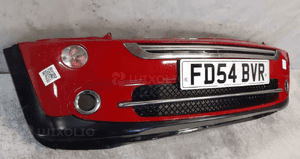 Zderzak przód przedni mini cooper czerwony 851 4