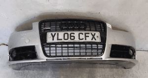 Zderzak przód przedni do audi A4 B7 LY7W srebrny halogeny s line s-line do malowania !!! 1