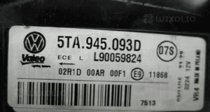 Vw touran 5TA bdb lampa tylna prawa 2