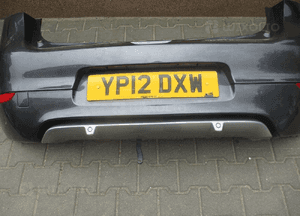 Zderzak tył tylny megane 3 iii gt hb 4xPDC 2