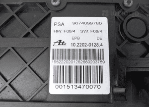Mechanizm hamulca ręcznego citroen C5 iii X7 2