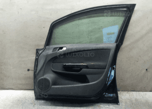 Drzwi przód przednie prawe  opel corsa d Z20R czarny 5D 5