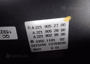 PANEL KLIMATYZACJI MERCEDES W221 A2219052700 RADOM 4