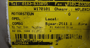 PODUSZKA ŁAPA BIPPER FIORINO NEMO QUBO 1.3 JTD 11R 5