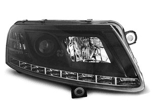 LAMPY Reflektory AUDI A6 C6 04-08 R LED DO JAZDY DZIENNEJ 2