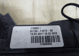 CHR toyota lampa prawa FULL LED 81139-f4070 8