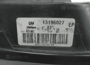 Opel meriva a lift soczewka lampa przednia prawa 8
