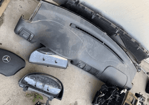 MERCEDES ml 163 konsola schowek nagrzewnica  panel przełączniki przekładka  Anglika atrapa 8