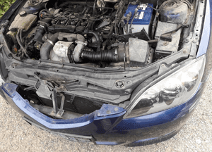 Mazda 3 BK 5 05-10 2.0 citd  Puszka katalizator Sonda Czujnik Ciśnienia DPF RF7N 4