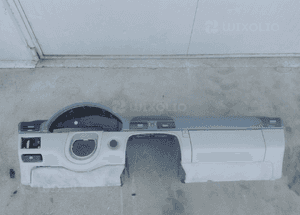 MERCEDES CL 215 skóra   konsola deska kokpit jasna szara 1