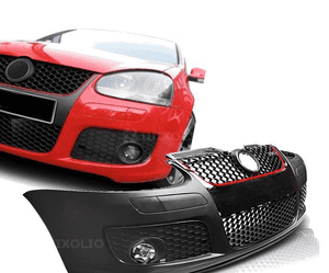 Zderzak przedni gti look + halogeny  do vw golf 5 od 2003 do 2009 roku 4