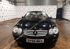 Maska Zderzak Reflektory Błotniki Wzmocnienie Belka Pas Przedni Lampy Mercedes SL500 SL350 R230 35