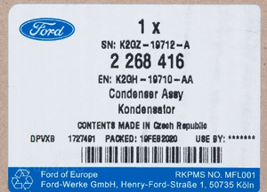 Ford edge mondeo chłodnica klimatyzacji nowy oryginał 16