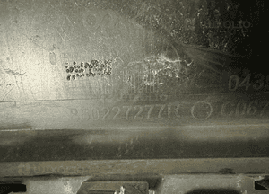 Zderzak tył tylny renault talisman sedan 2015- 850227277R  spoiler dół 8