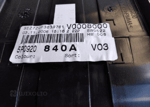Seat Altea Toledo III 1.9 2.0 TDI zegar licznik 5P0920840A 2
