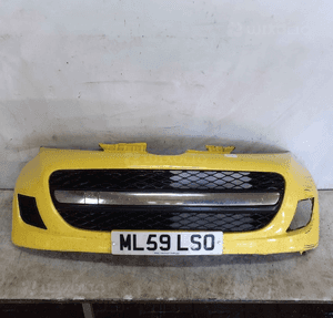 Zderzak przód przedni do peugeot 107 lift fl kbd żółty 3