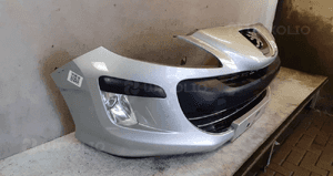 Zderzak przód przedni do peugeot 308 halogeny ezrc srebrny 4
