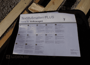 Volkswagen polo v dywaniki welurowe komplet 6R1061404A 2010-2016 oryginał 3