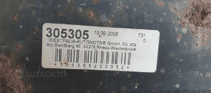 Hak holowniczy odpinany bez kuli Audi A4 B8 Kombi 8T0800491C 7