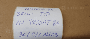 Wiązka instalacja drzwi prawy przód VW Passat B6 3C1971121CB 9