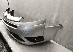 Zderzak przód przedni citroen C4 grand picasso ezrc srebrny halogeny 4