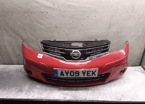 Nissan note E11 lift 09-12 zderzak Z10G czerwony 1