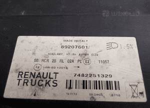 Lampa przednia prawa renault truck gama t 8907601 europa 5