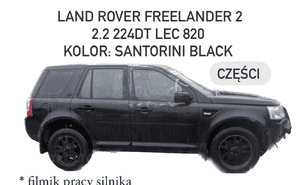 Land Rover Freelander 2 2.2 224DT LEC 820 2009 santorini black Listwa szyba podnośnik szyby 6