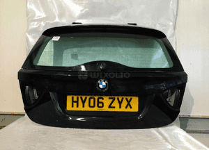 Klapa bagażnika tył tylny bmw 3 E90 E91 kombi touring schwarz 2 czarny 5