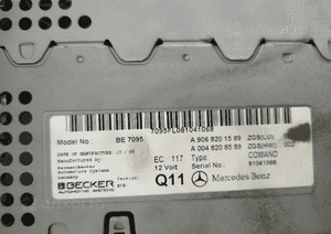 MERCEDES 639 viano vito sprinter 906 radio command nawigacja A 9068201589 BE7095 5