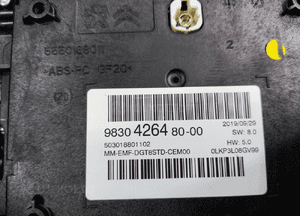 Ekran wyświetlacz radia nawigacji citroen berlingo partner iv 9830426480 5