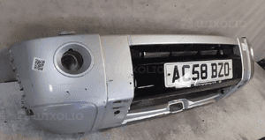 Zderzak przód przedni land rover discovery 3 iii srebrny halogeny spryskiwacze lamp xenon 4