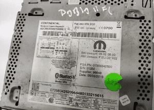 FABRYCZNE RADIO NAWIGACJA FIAT DOBLO II 7356342520 07356342520 2015-2019 9