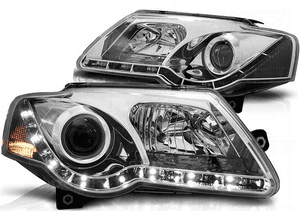 Reflektory lampy vw passat B6 3C 05-09R daylight led 1