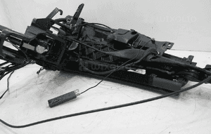 Słupek tylny lewy siłownik mercedes sl R230 9
