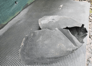 Nadkole Lewe Prawe Przod Przednie Chlapacz Praciane Materiał Oslona AUDI A4 B6 B7 Sedan Kombi 16