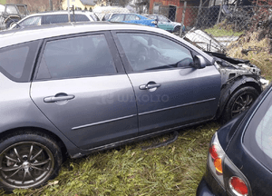 Mazda 3 BK 03-09 drzwi lewy tył tylne lewe przednie  w kolor 32s  szyba lampa 9