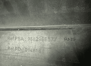 Zderzak przód przedni peugeot partner ii 2 iii 3 2008- 9682966577  góra 8