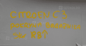 Osłona klapy bagażnika citroen C3  9659164677 6