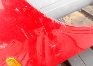 Błotnik HONDA JAZZ PRAWY CZERWONY R81P 2