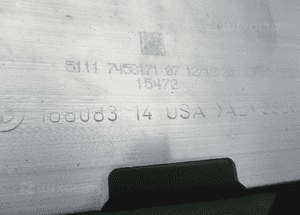 Belka zderzaka przód przednia bmw X3 G01 X4 G02 2014- 12