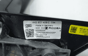 Lusterko lewe audi e-tron kamera 4KE857409C 7