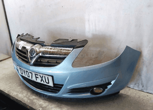 Zderzak przód przedni opel corsa d błękitny Z21Z halogeny 5