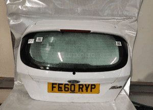 ! KLAPA TYŁ TYLNA BAGAŻNIKA FORD FIESTA 7 VII BIAŁY BIAŁA 1