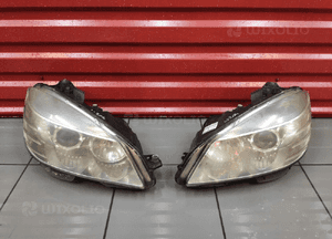 Mercedes c-klasa W204 lampa lewa przód przednia soczewka oryginał uk 1
