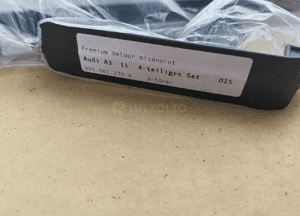 Dywaniki welurowe Audi A3 8V1061270A 2