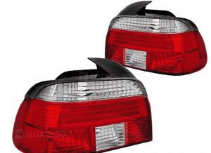 Lampy Tylne KOMPLET BMW E39 SEDAN Od 1995 Do 2000 roku CLEAR RED DEPO 3
