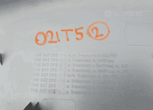 Osłona 7H0867291BK 3U6 7H0867292AP Słupka B Plastik Tapicerka Wnetrza Jasna Lewa Prawa VW Transporter T5 Caravella Multivan 31