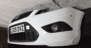 Zderzak przód przedni do ford focus MK2 ii lift fl N8 biały dokładka tuning 3